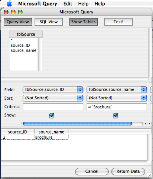 excel 2011 for mac sort criteria