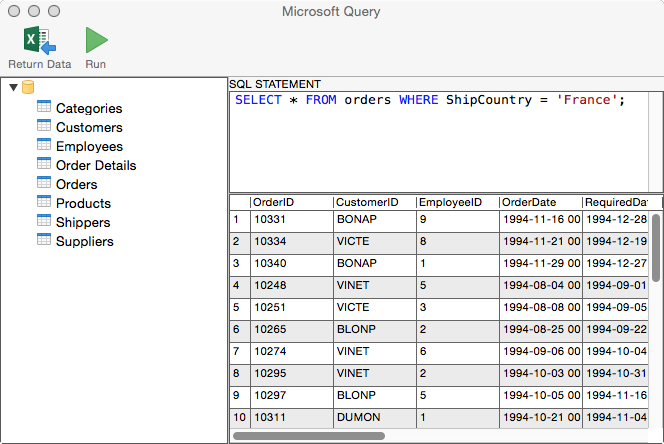 excel for mac grant access